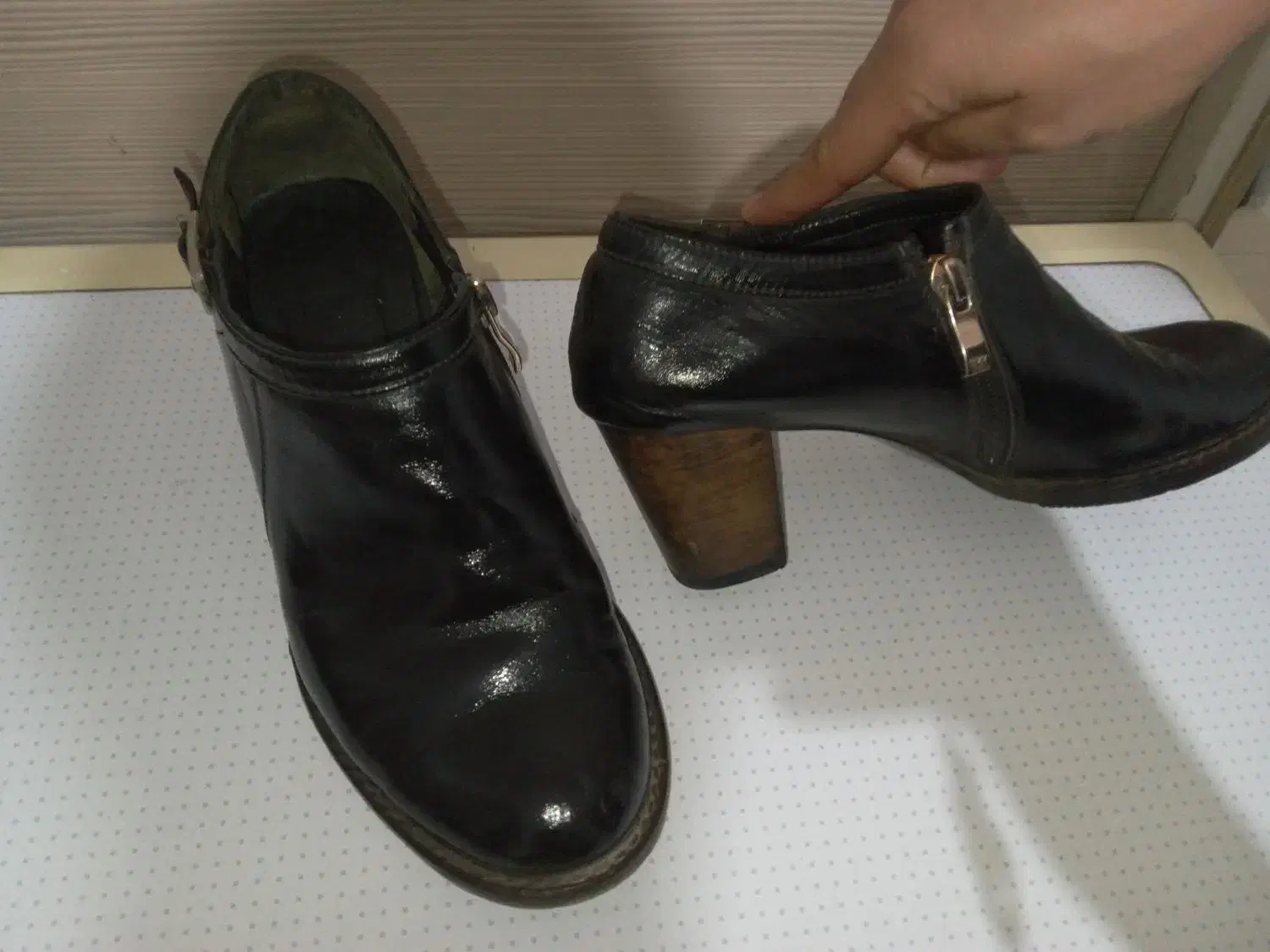 دو جفت کفش پاشنه دار چرم طبیعی|کیف، کفش، کمربند|زنجان, |دیوار