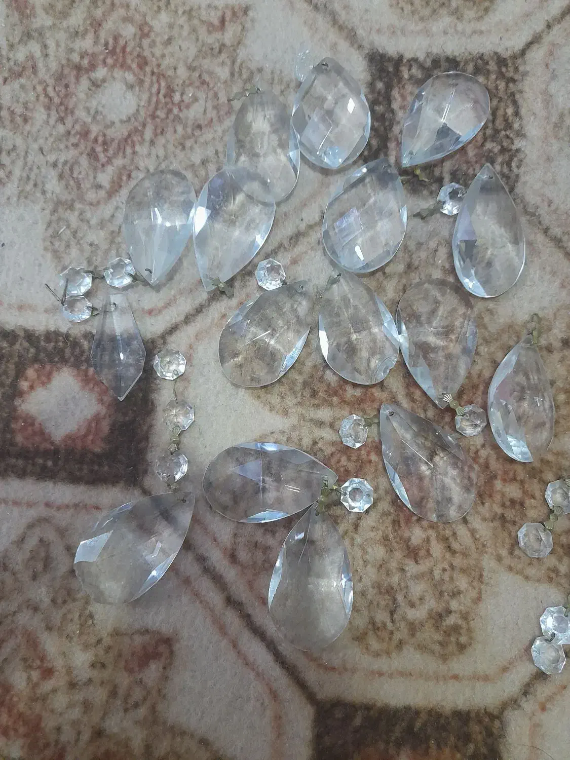 کریستال لوستر|لوستر و چراغ آویز|تبریز, |دیوار