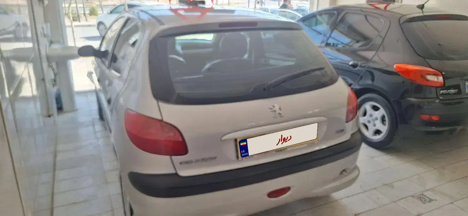 206 تیپ ۲ مدل۸۶|خودرو سواری و وانت|اصفهان, شهرک کاوه|دیوار