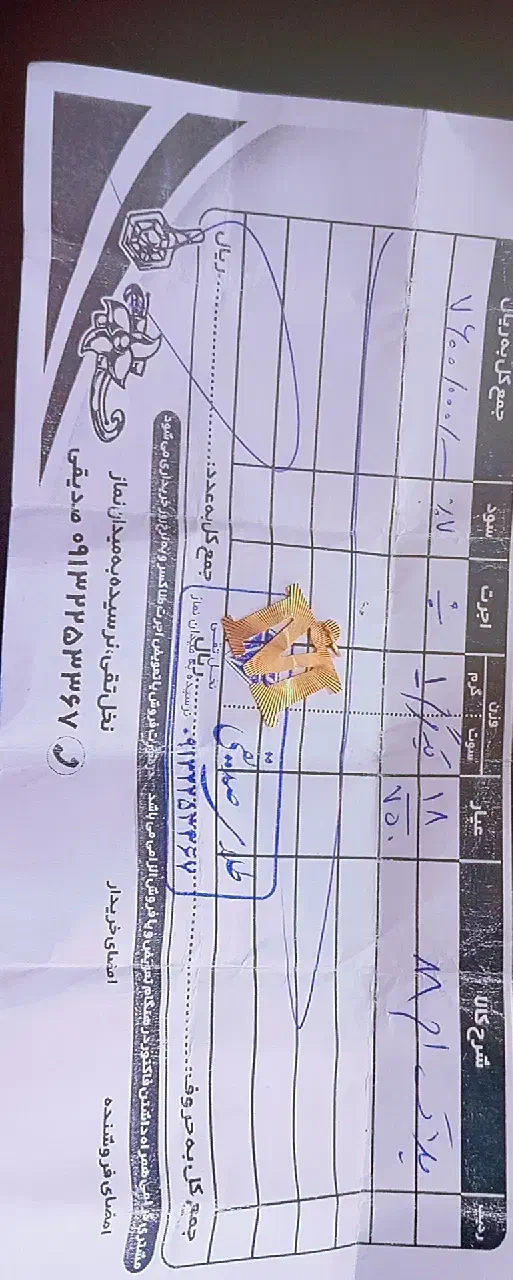 پلاک یک گرمی|جواهرات|یاسوج, |دیوار