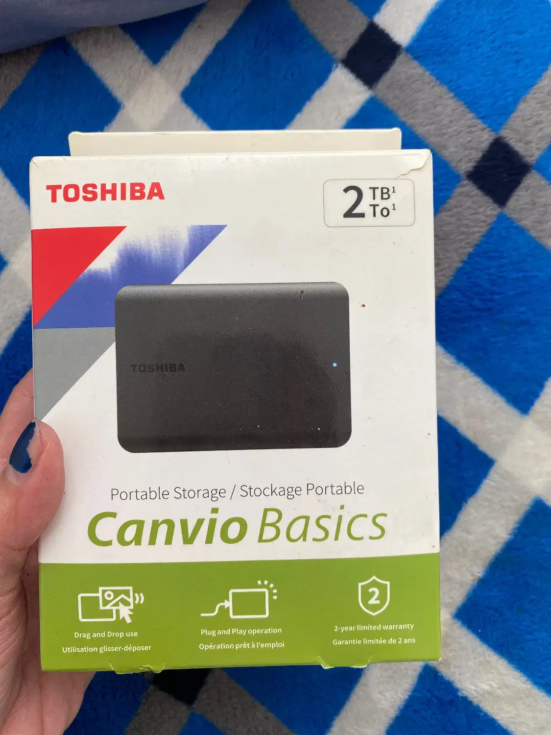 هارد اکسترنال ۲ ترا توشیبا|قطعات و لوازم جانبی رایانه|شیرگاه, |دیوار