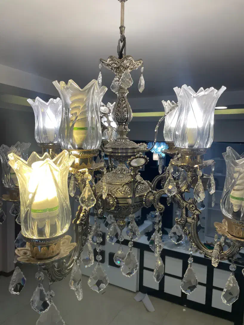 لوستر نیک فرجام|لوستر و چراغ آویز|مشهد, دانشجو|دیوار