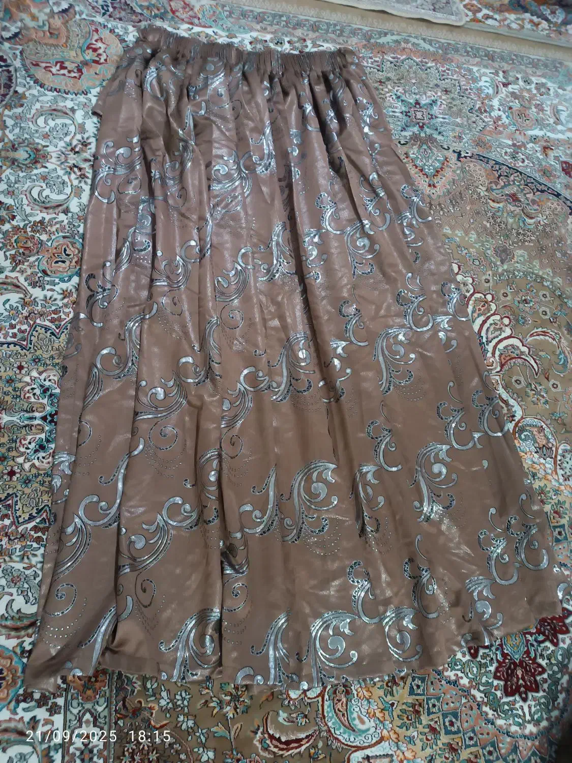 دو عدد پرده سلطنتی|پرده، رانر، رومیزی|آزادشهر, |دیوار