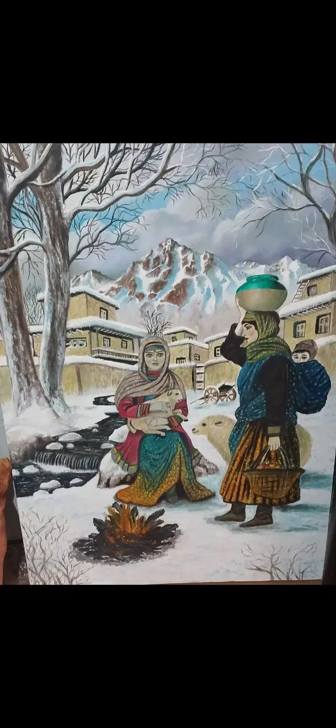تابلو رنگ روغن|تابلو، نقاشی، عکس|شیراز, ارم|دیوار