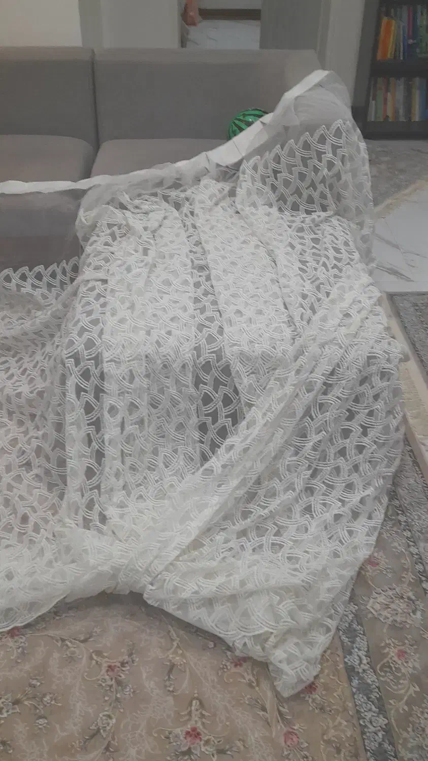 پرده توری|پرده، رانر، رومیزی|تهران, آهنگران (سراسیاب دولاب)|دیوار