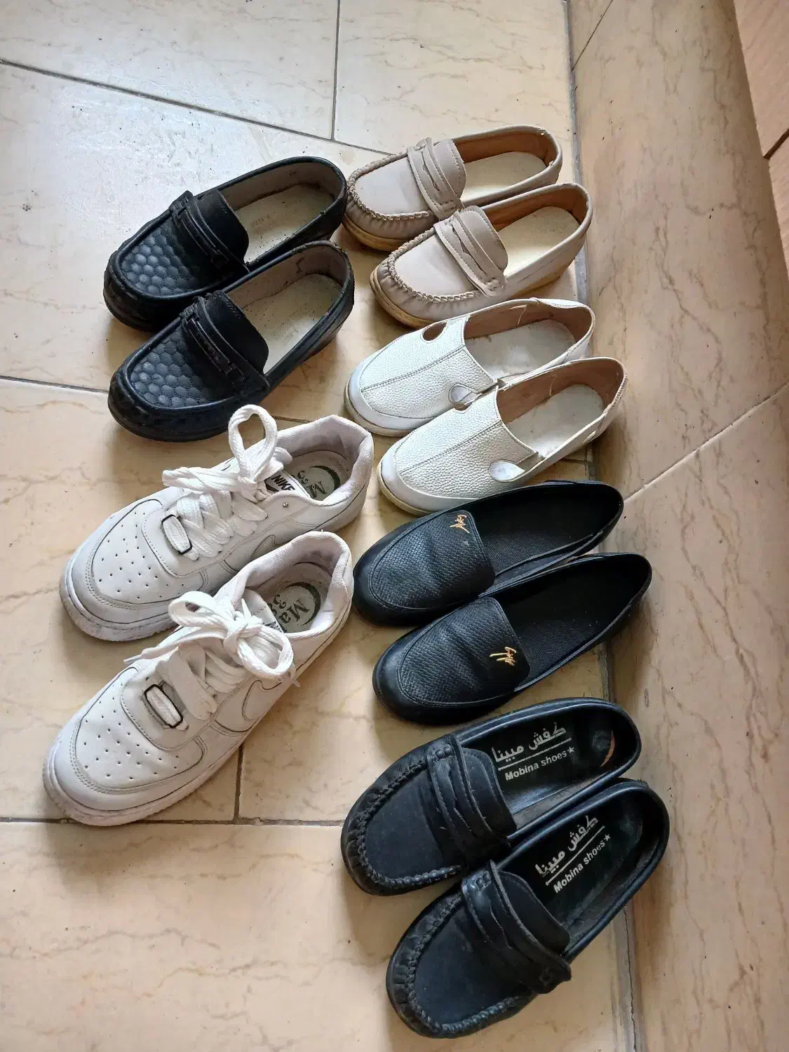 کفش وکتونی سایز ۳۸ سالم بدون پارگی|کیف، کفش، کمربند|رشت, پیرکلاچای|دیوار