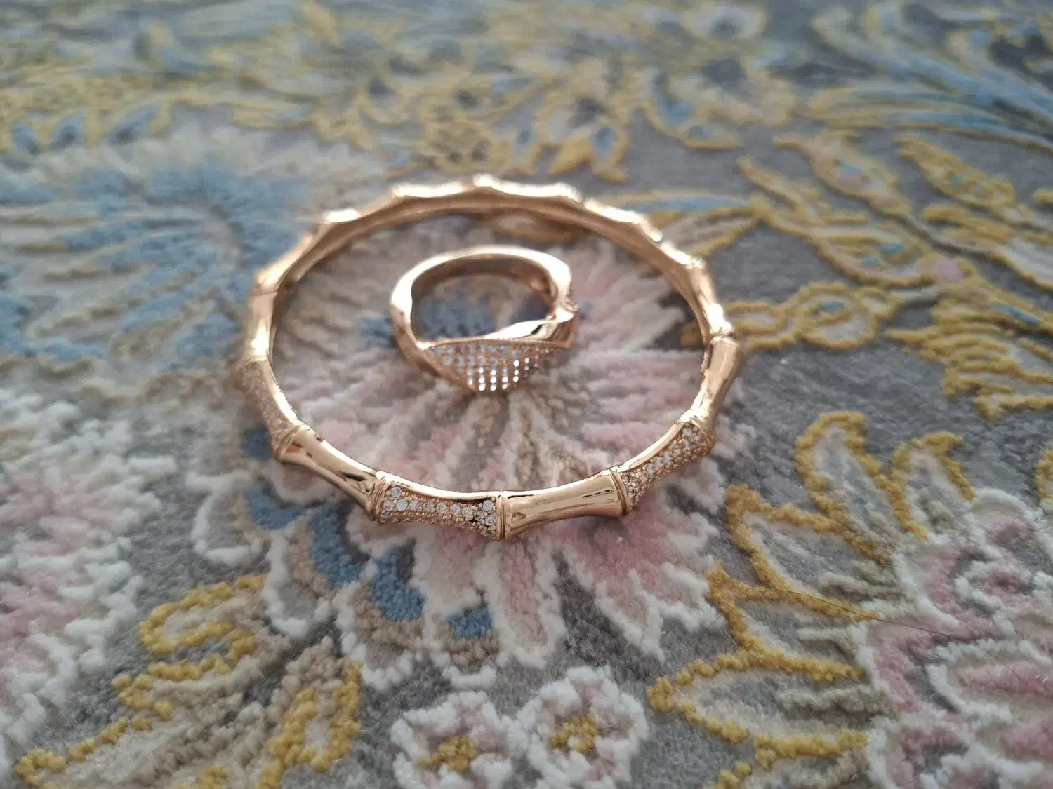 دستبند النگویی و انگشتر ژوپینگ|بدلیجات|همدان, |دیوار