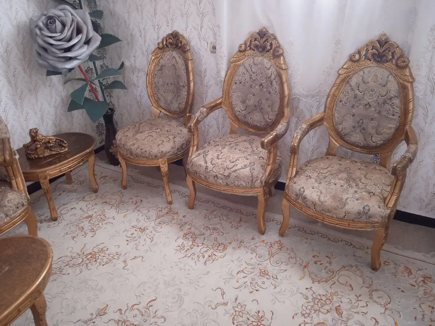 مبلمان سلطنتی|مبلمان خانگی و میز عسلی|چگنی, |دیوار