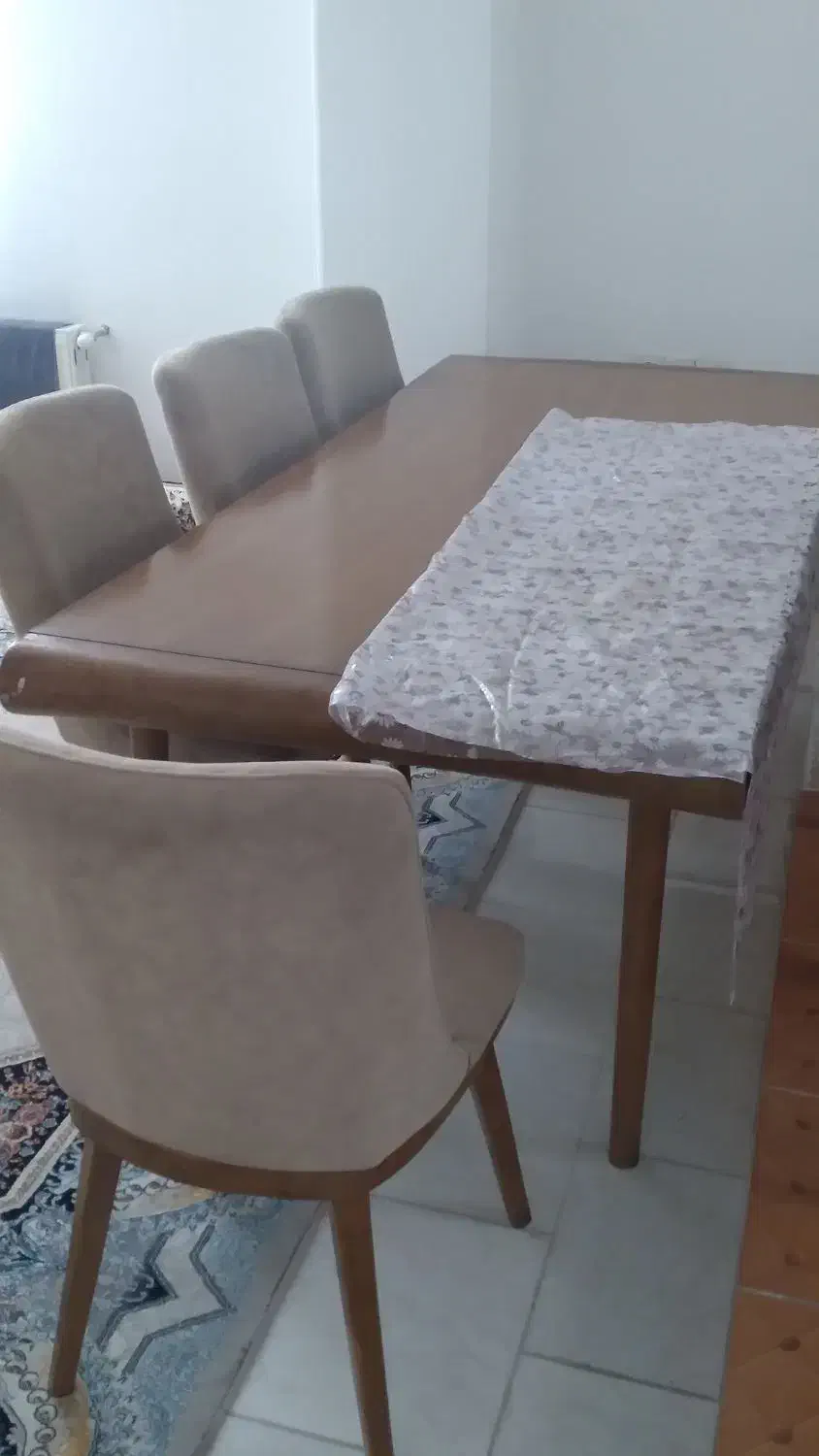 میزنهارخوری ۸نفره|میز و صندلی غذاخوری|سرخه, |دیوار