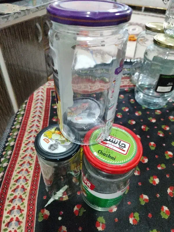 شیشه‌برای ترشی ومربا|ظروف نگهدارنده، پلاستیکی، یک‌بارمصرف|زاهدان, |دیوار