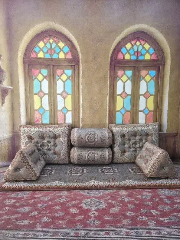 شاهنشین سنتی ترمه|پشتی|کوهدشت, |دیوار