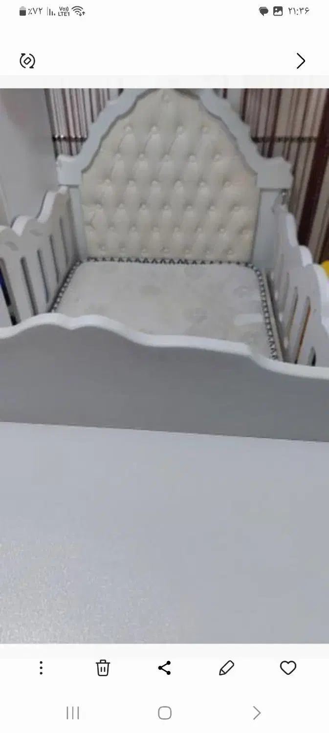 تخت نوزاد و نوجوان|تخت و سرویس خواب|رباطکریم, کیکاور|دیوار