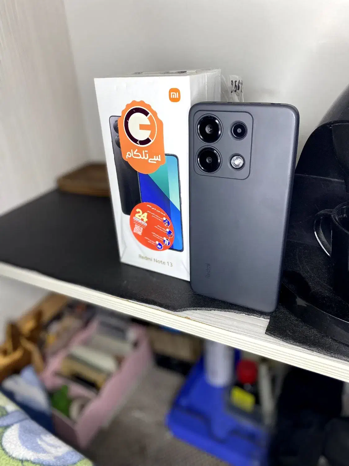 گوشی note13رنگ مشکی سالم ترتمیز 256 شیائومی نوت13|موبایل|تهران, شهرک شریعتی|دیوار
