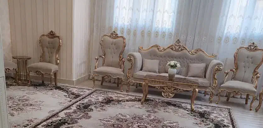 مبل سلطنتی|مبلمان خانگی و میز عسلی|قم, هنرستان|دیوار