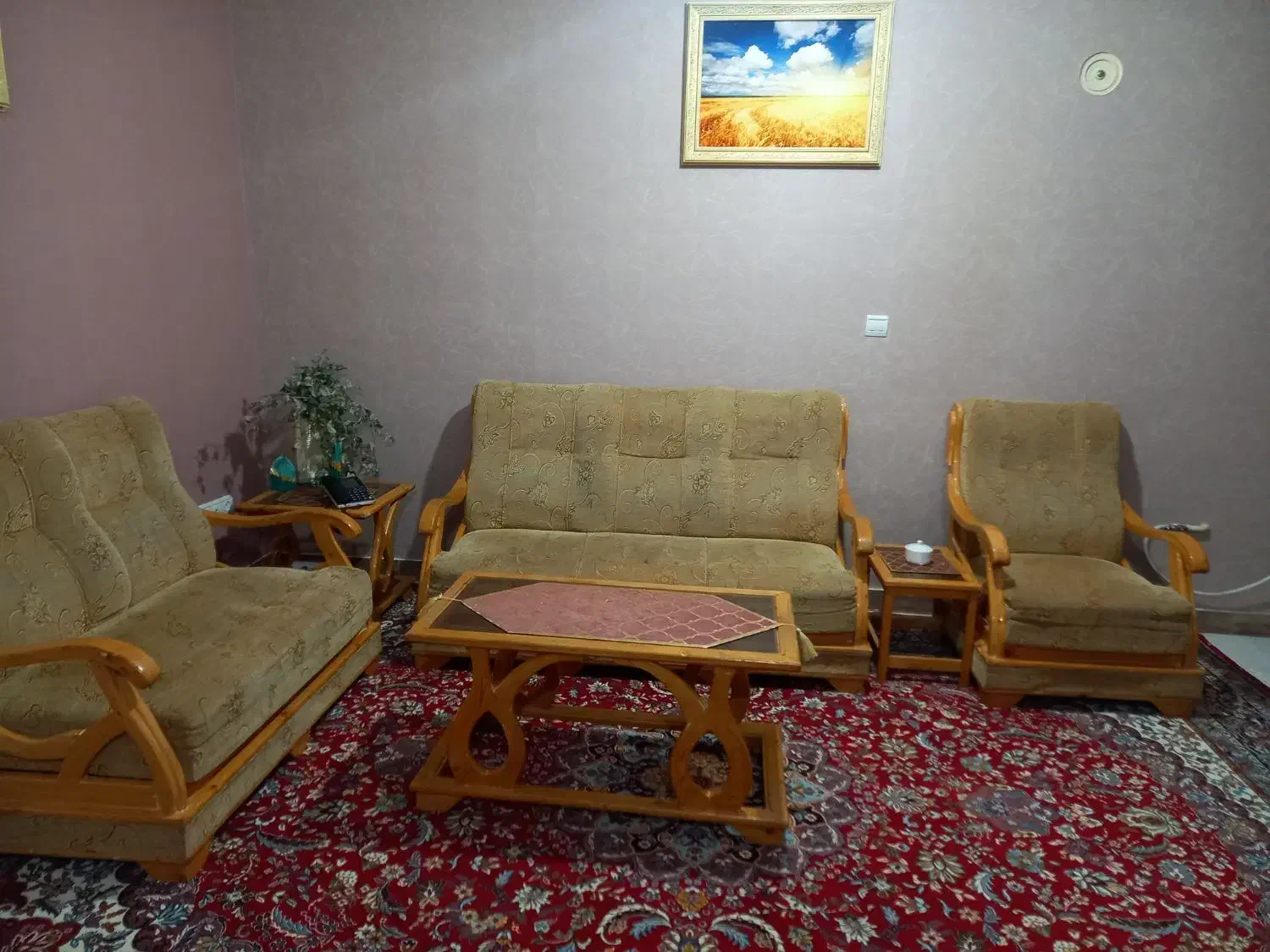مبل راحتی ۷نفره|مبلمان خانگی و میز عسلی|کوهسار (البرز), |دیوار