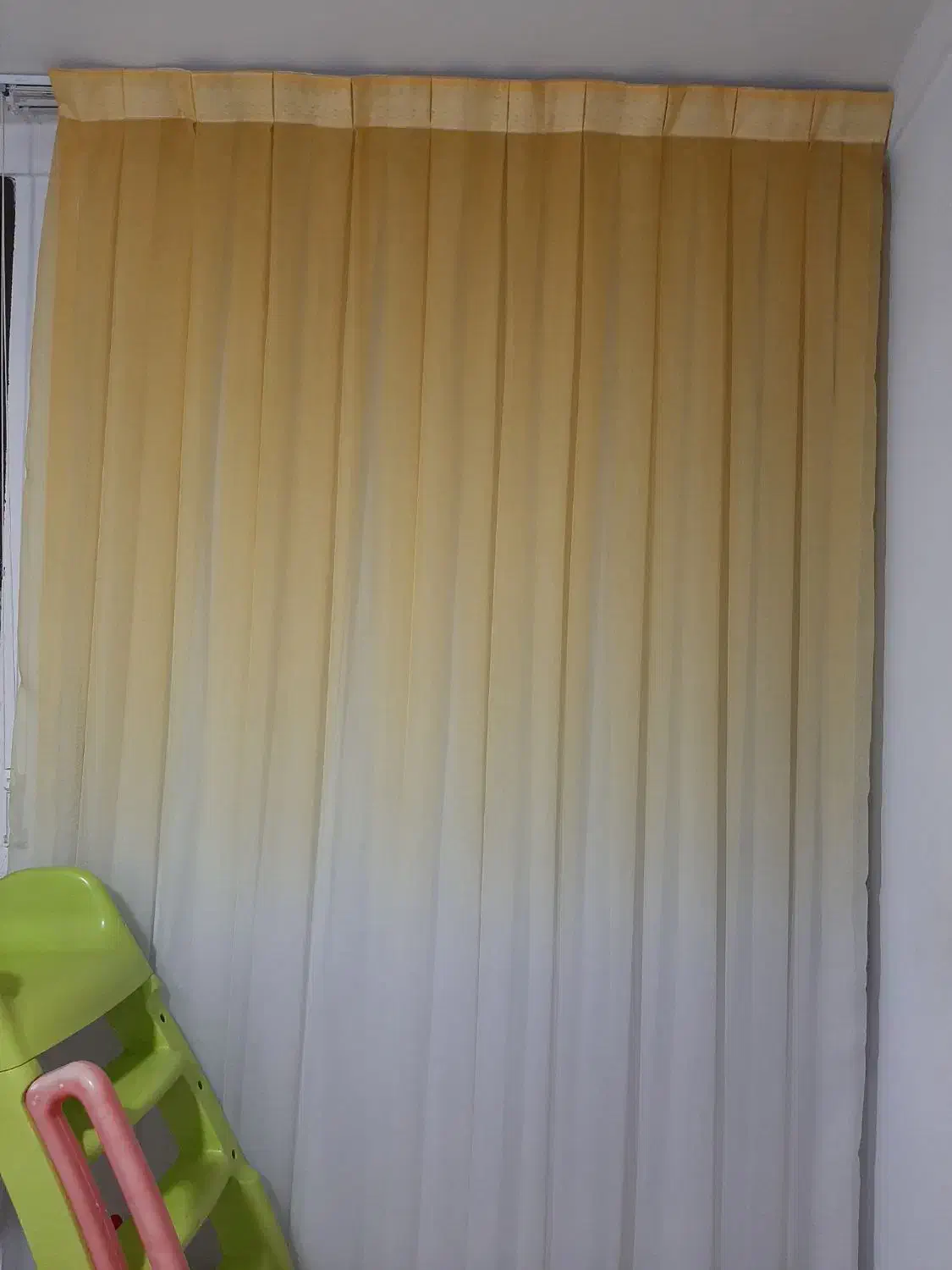 پرده حریر دورنگ|پرده، رانر، رومیزی|ساری, |دیوار