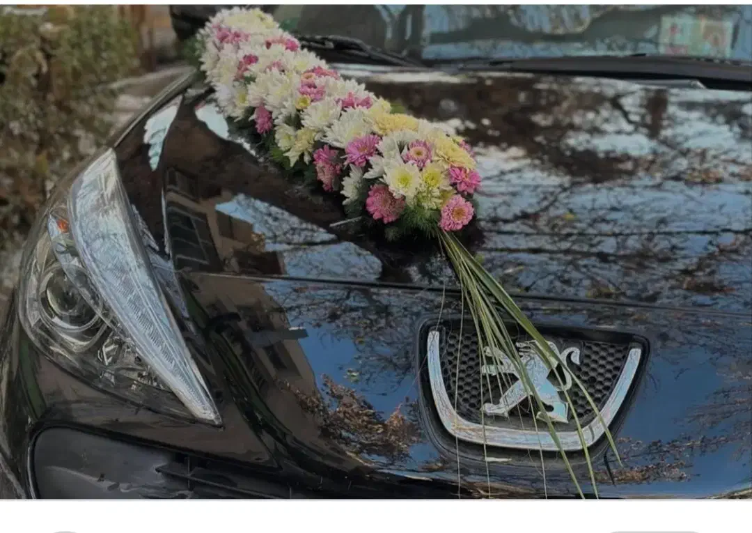 گل آرایی ماشین عروس|خدمات پذیرایی، مراسم|کرمانشاه, |دیوار