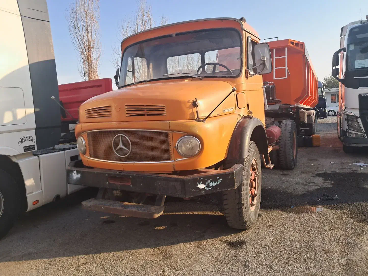 بنز تک کشنده در حد خشک وخاورکمپرسی.۶۰۸مدل۸۱|خودرو سنگین|فشم, |دیوار