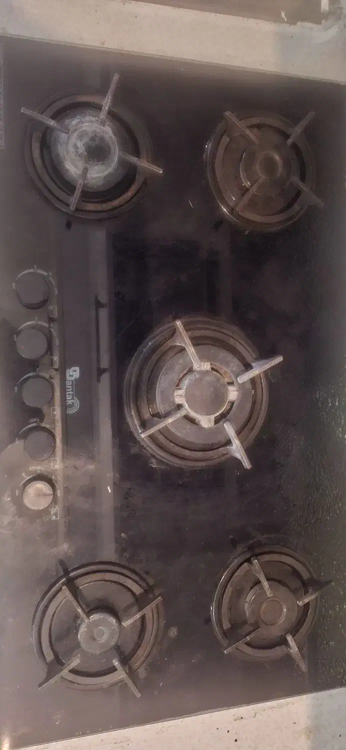 گاز صفحه ای ۵ شعله تازه سرویس شده|اجاق گاز و لوازم برقی پختوپز|شاهینشهر, عطار|دیوار