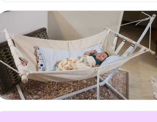 گهواره نوزاد بهمراه ساک حمل پایه آلومینیومی|کالسکه و لوازم جانبی|تهران, امام زاده عبدالله|دیوار