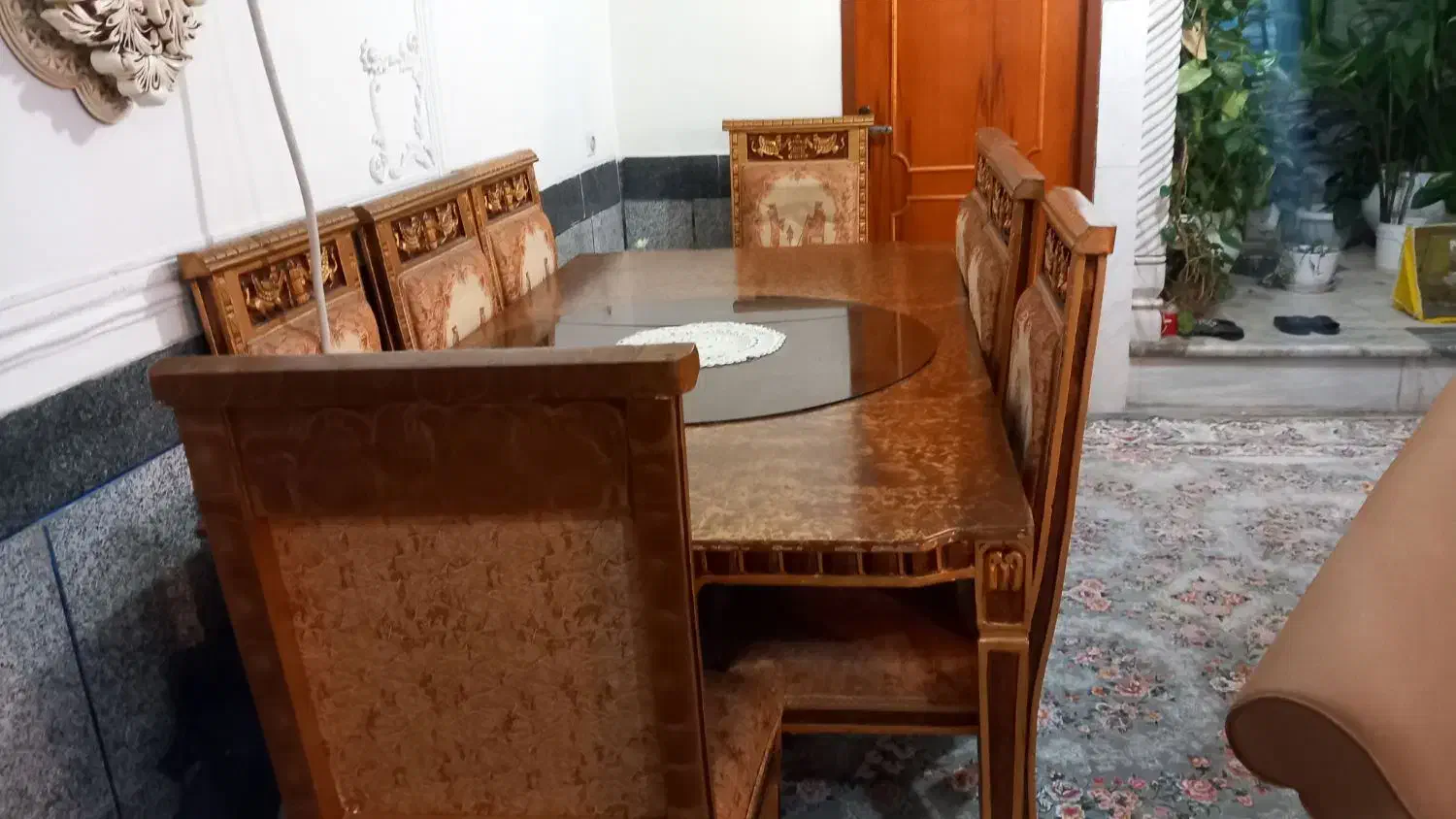 میز غذا خوری ۸ نفره|میز و صندلی غذاخوری|دورود, |دیوار