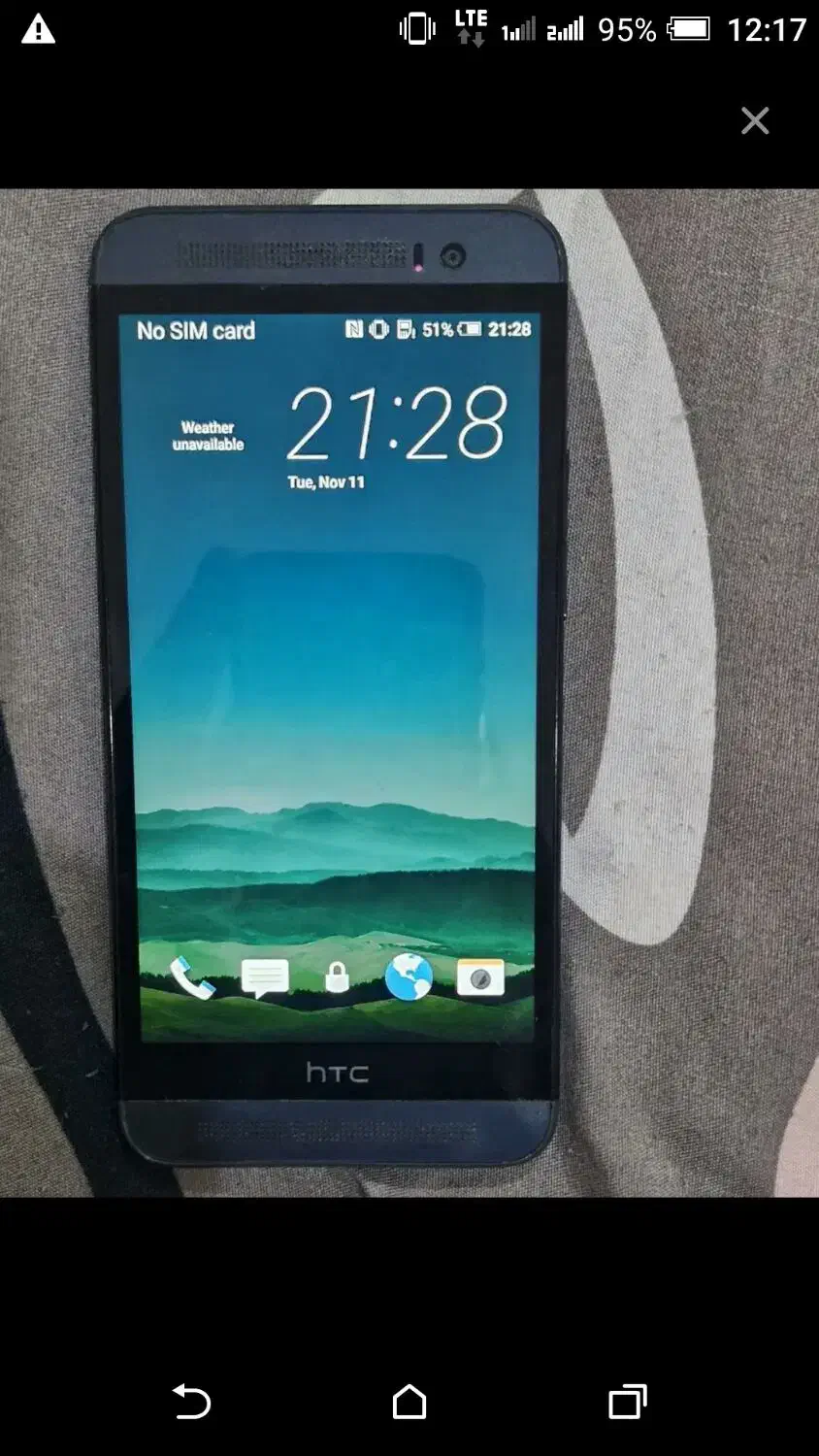 گوشی اچ تی سی وان E8|موبایل|کمره, |دیوار