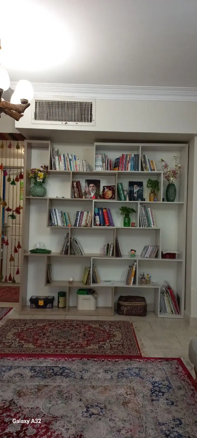 کتابخانه MDF ( ۲ تکه و مدل پازلی با طول متغیر )|کتابخانه، شلف، قفسههای دیواری|تهران, نیکنام|دیوار