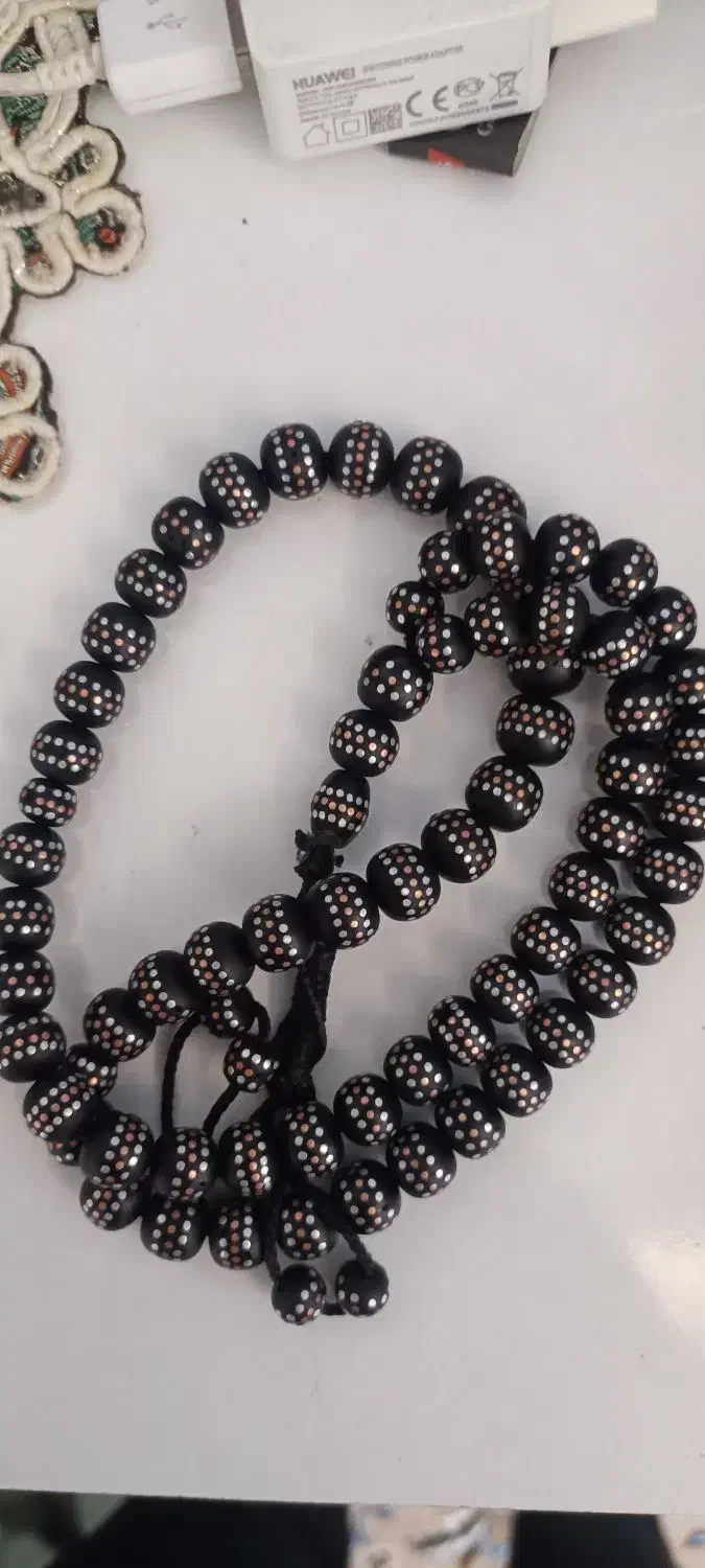 تسبیح نقره کوب|کلکسیون اشیاء عتیقه|نیشابور, هفده شهریور|دیوار