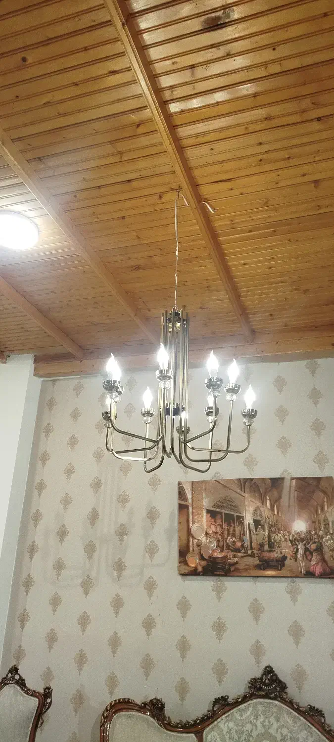 لوستر ۱۰شعله|لوستر و چراغ آویز|گرگان, |دیوار