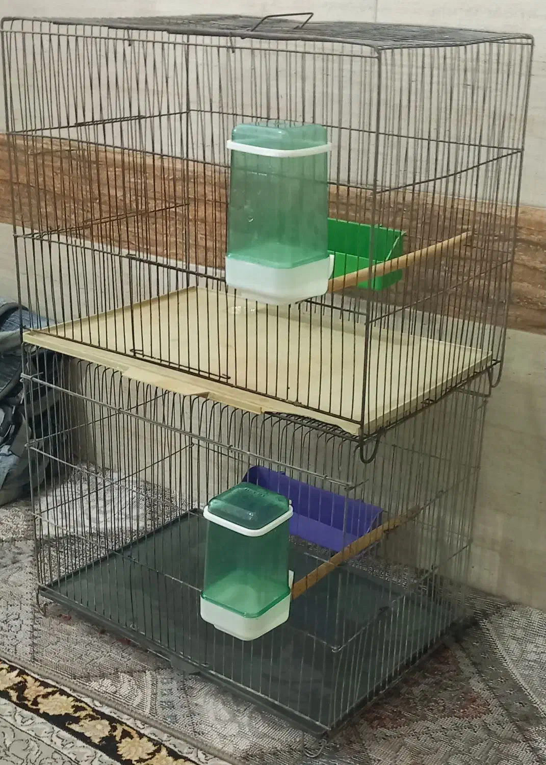 ۳ قفس واسه فروش ۱ کوچیک ۲ بزرگ تکی هم میفروشم|لوازم جانبی حیوانات|اهواز, پردیس دو|دیوار