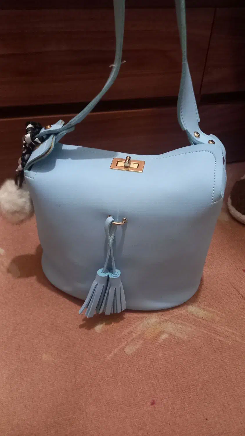 کیف رو دوشی رنگ آبی یخی|کیف، کفش، کمربند|شاهین‌شهر, فردوسی|دیوار