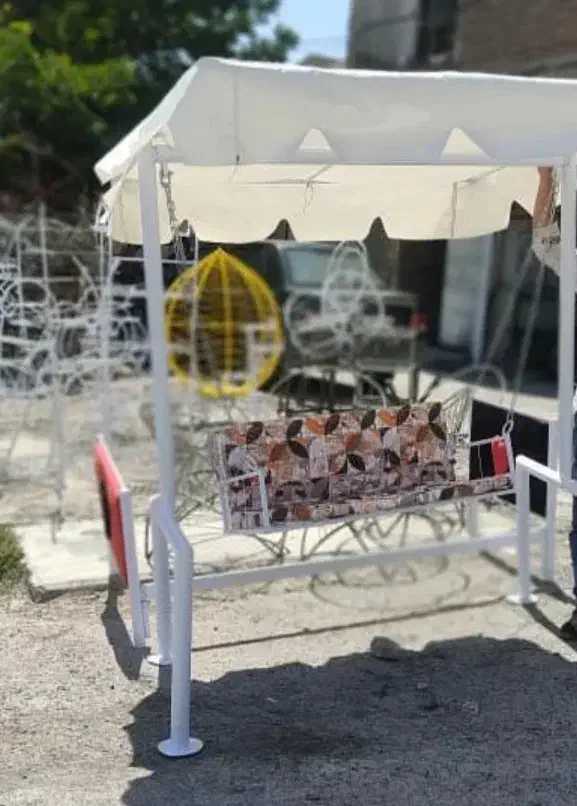 تاب دونفره حیاط|صندلی و نیمکت|مراغه, |دیوار