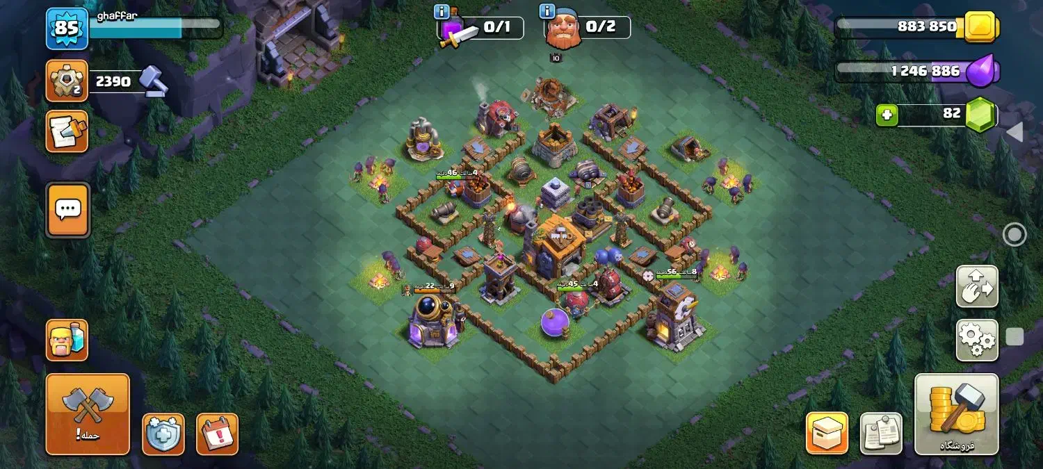 اکانت کلش تان ۱۰|کنسول، بازی ویدئویی و آنلاین|اصفهان, شهرک امام زمان|دیوار