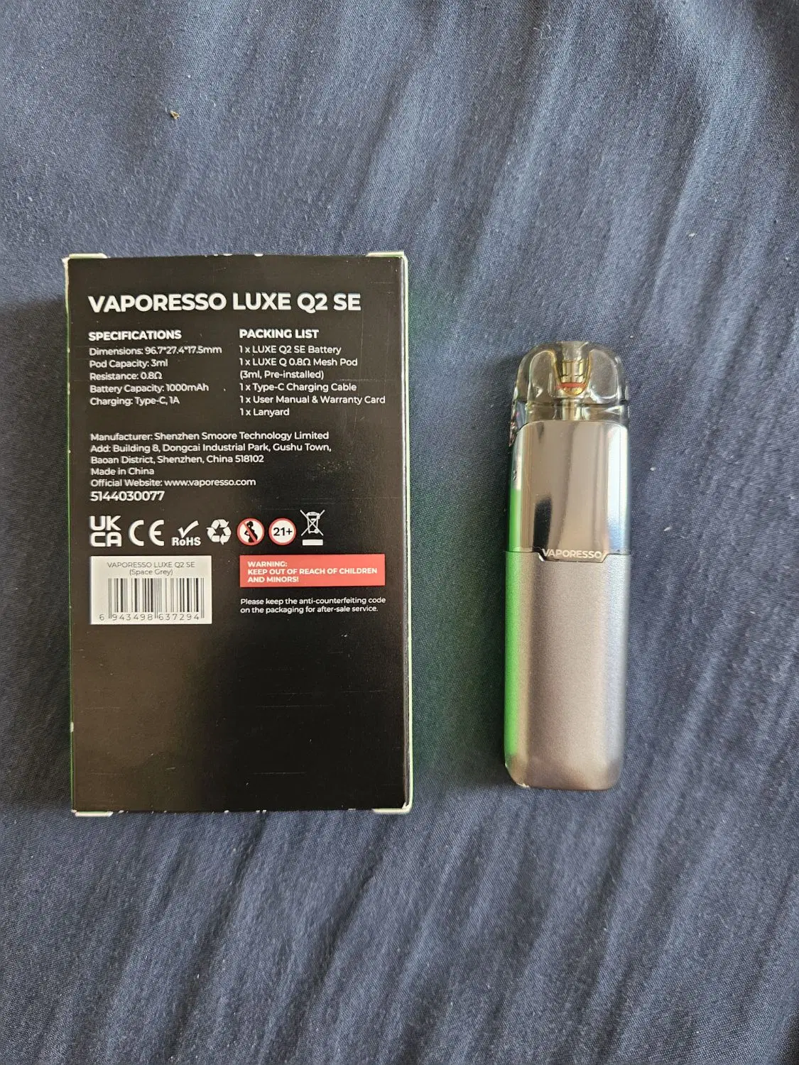 پاد Vaporesso Luxe Q2 SE نیازمند تعمیر|زیورآلات و اکسسوری|تهران, شهرک آزمایش|دیوار
