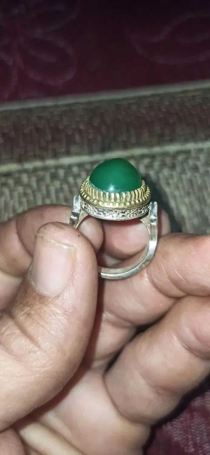 انگشتر نقره عقیق مردانه|جواهرات|زابل, |دیوار