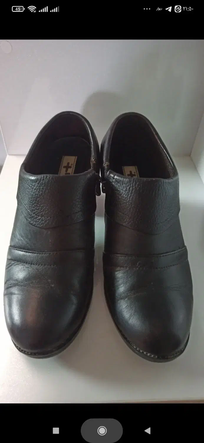 نیم بوت چرم|کیف، کفش، کمربند|کرمانشاه, |دیوار