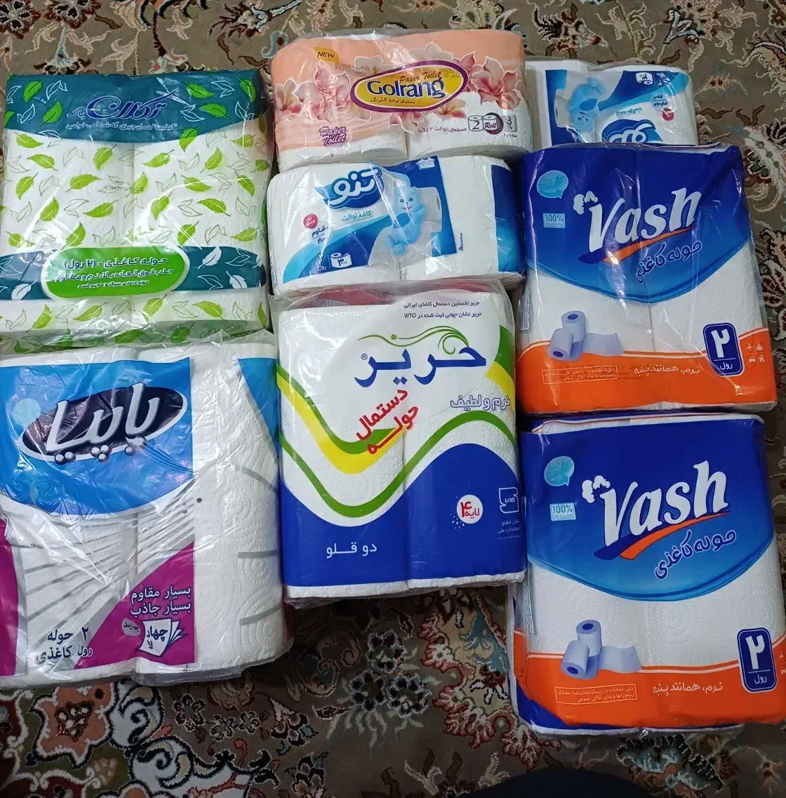 دستمال کاغذی رولی بزرگ و کوچک|مواد شوینده و دستمال کاغذی|تهران, سلسبیل شمالی|دیوار