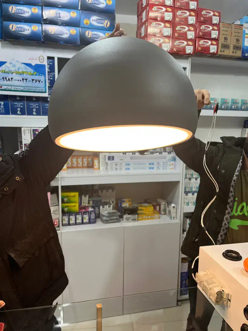 لوستر آویز مدرن فرانسوی سه شاخه|لوستر و چراغ آویز|تهران, هاشمی|دیوار