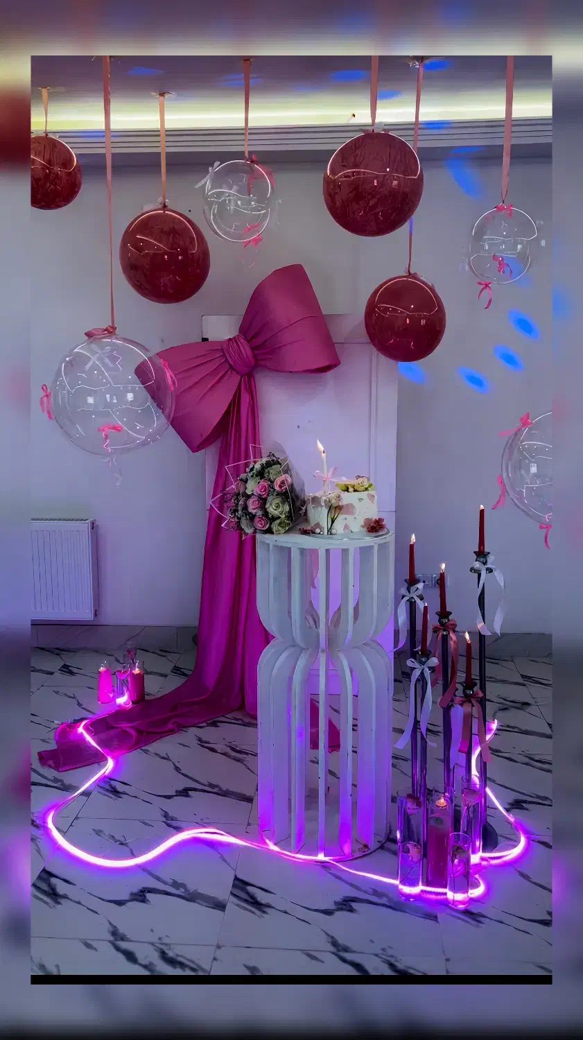 بادکنک آرایی و دکور تولد|خدمات پذیرایی، مراسم|قیروکارزین, |دیوار