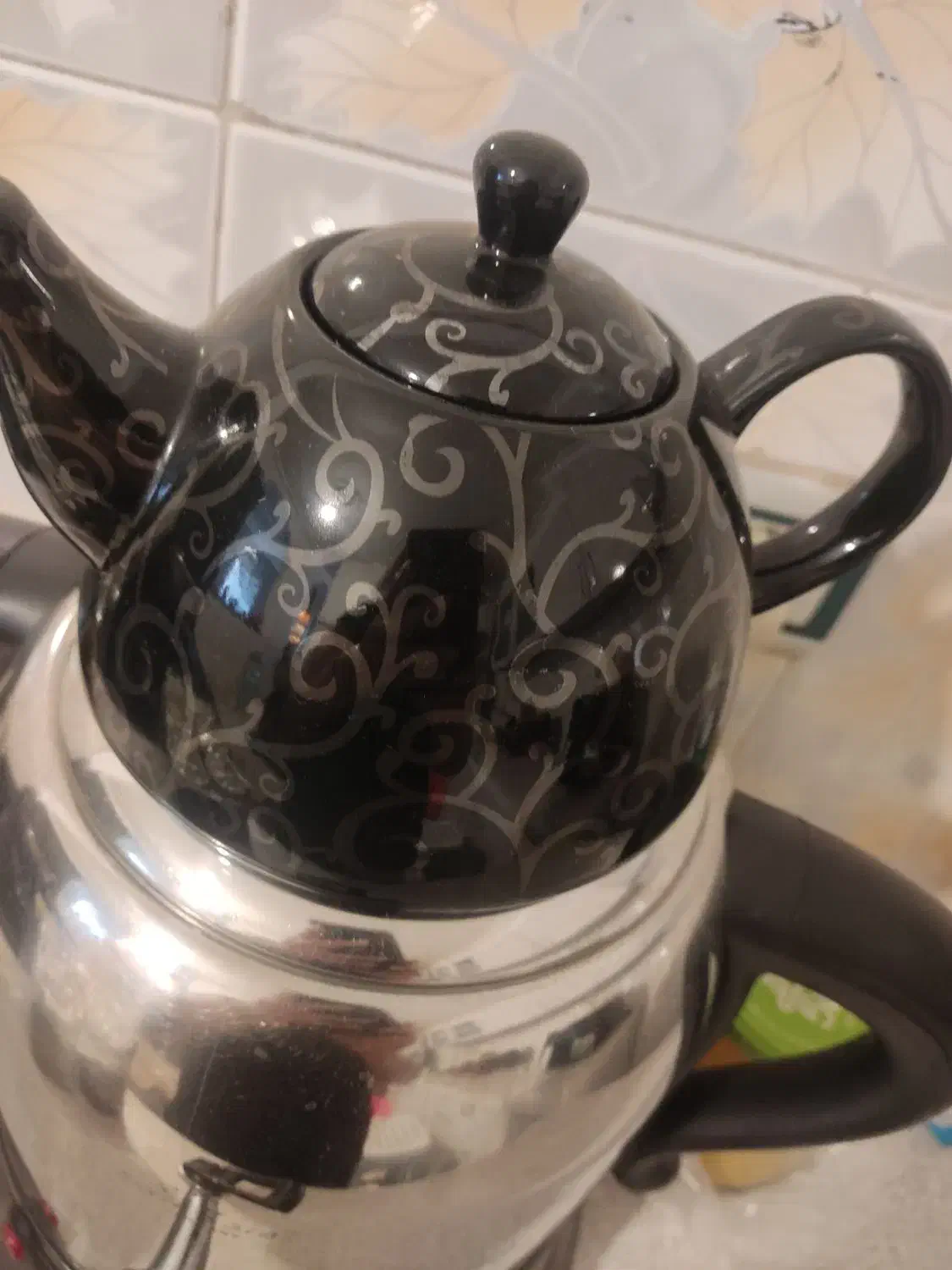 سماور وقوری کاملا سالم|سماور، چای‌ساز، قهوه‌ساز|مرودشت, ثبت احوال|دیوار