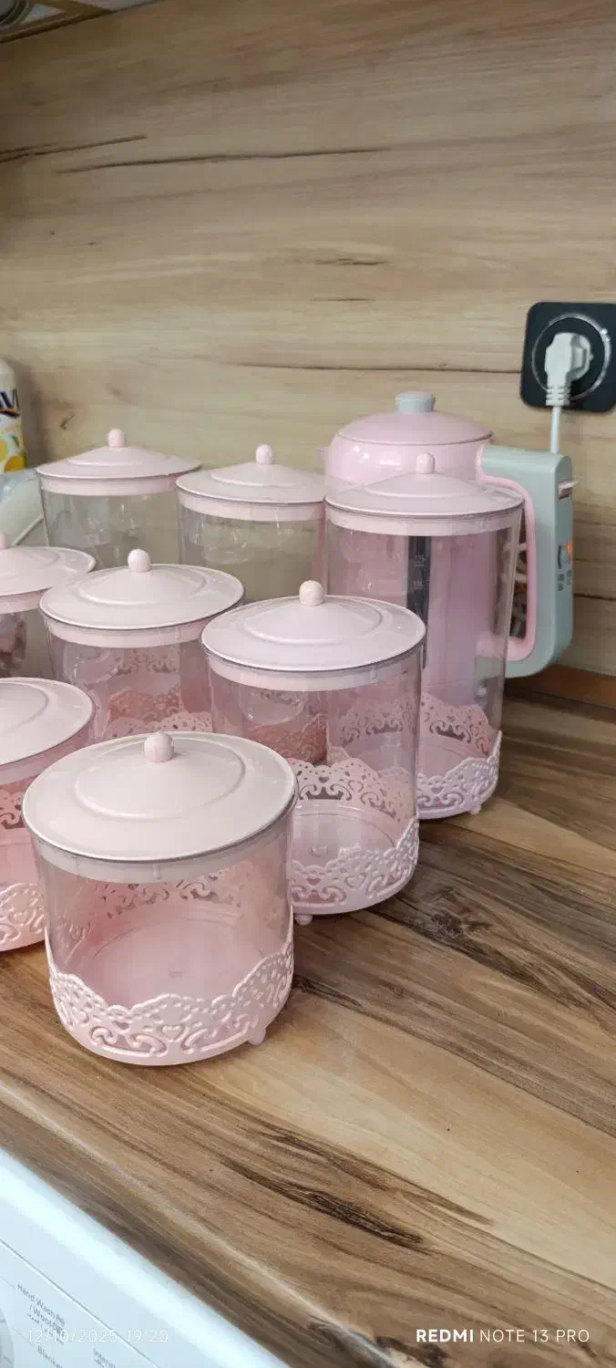 ۹ عدد بانکه|ظروف نگهدارنده، پلاستیکی، یک‌بارمصرف|ایلام, |دیوار