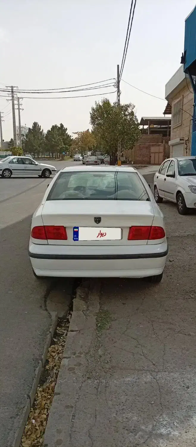 سمند دوگانه مدل1383سفید فابریک کارخانه سفارشی|خودرو سواری و وانت|تبریز, |دیوار