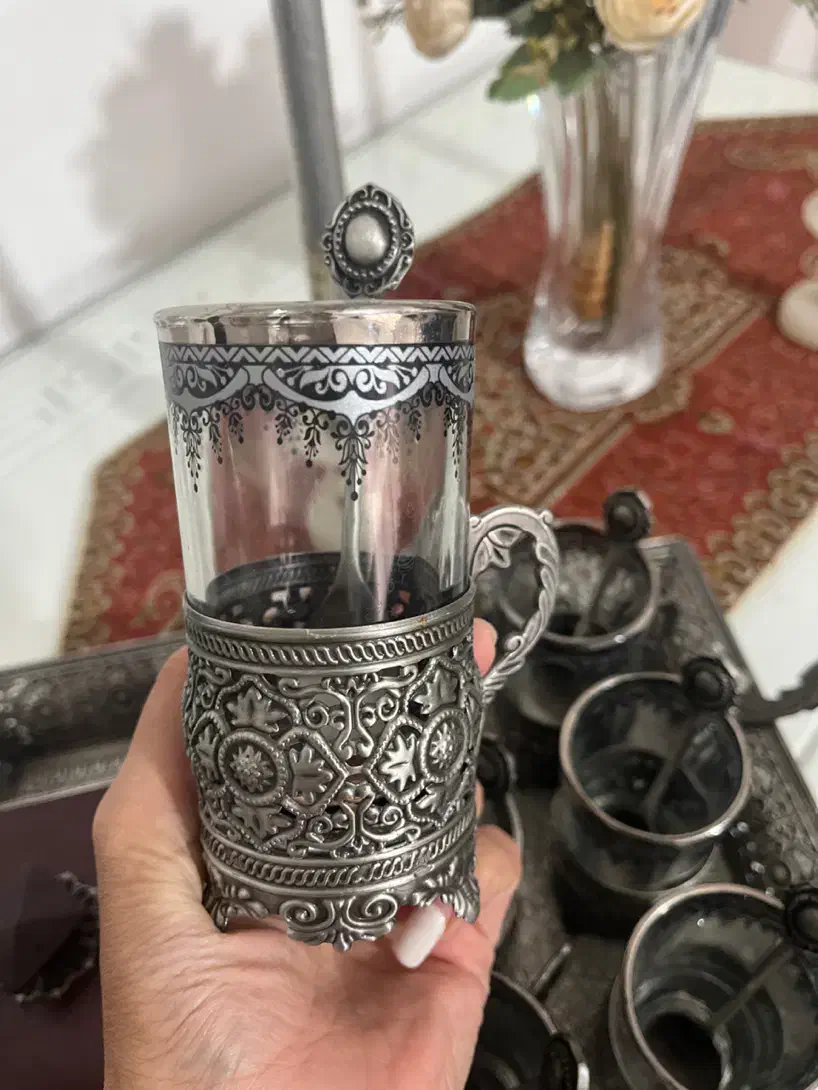 سرویس چایخوری پیوتر|ظروف سرو و پذیرایی|هشتگرد, شهرک دریا|دیوار