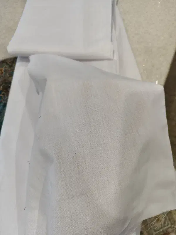 ۴ متر پارچه چادر سفید|لباس|یزد, |دیوار