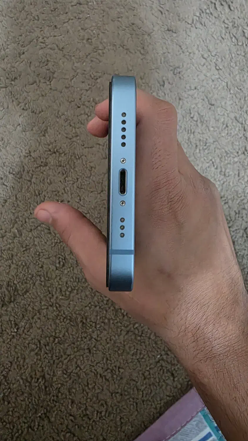 ایفون ۱۴نرمال لازر ورک تمیز|موبایل|بستک, |دیوار