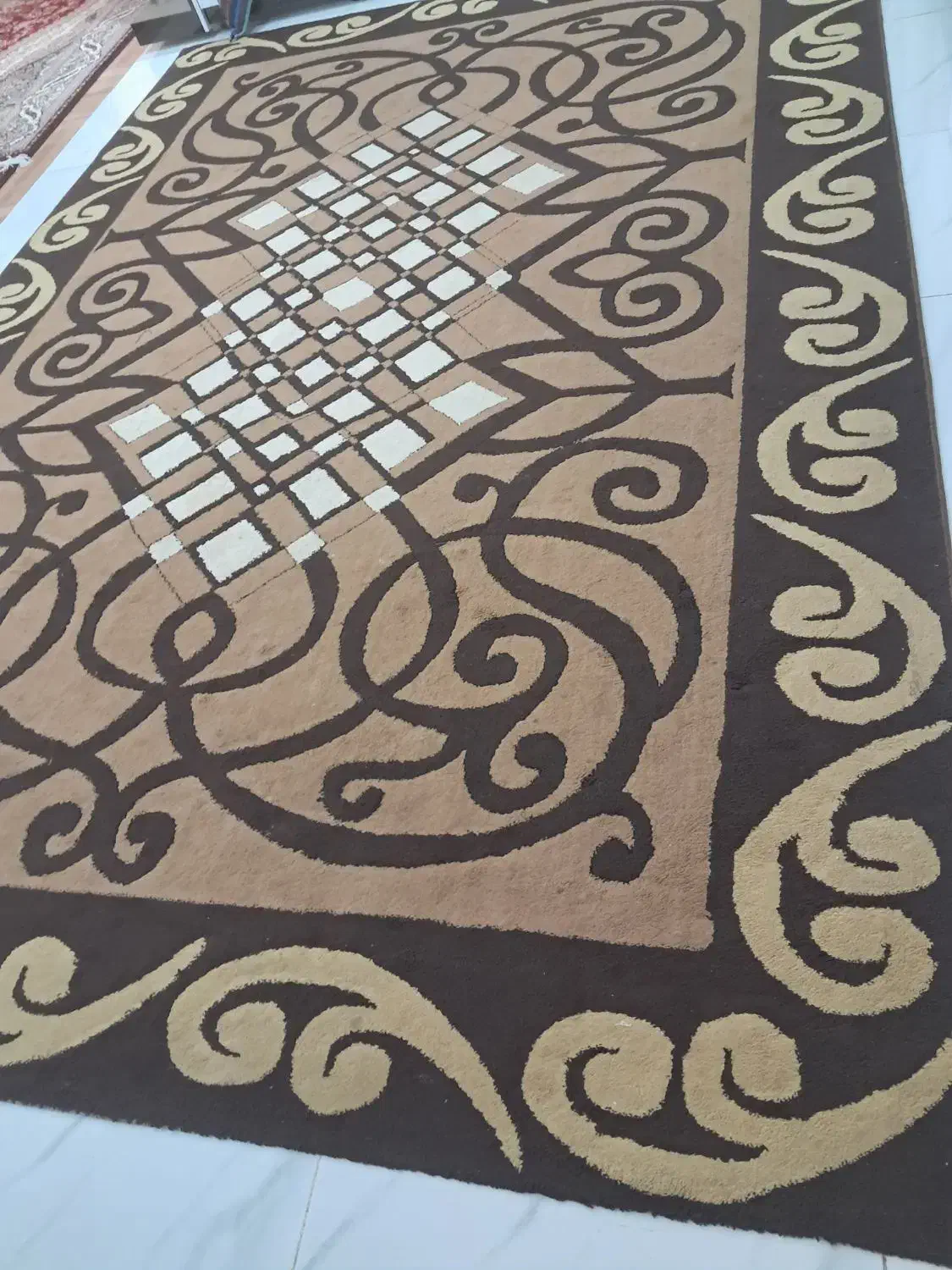 گلیم فرش سالم و تمیز|گلیم، جاجیم، گبه|دوگنبدان, |دیوار