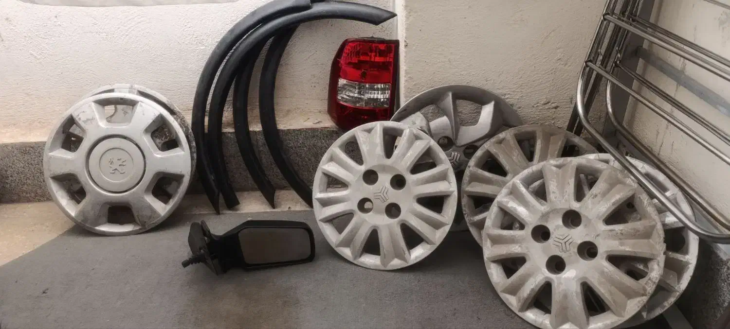 لاستیک ایینه پراید قالپاق ساینا پارس و زه کفپوش SD|قطعات یدکی و لوازم جانبی|مشهد, پارک کوهستان|دیوار