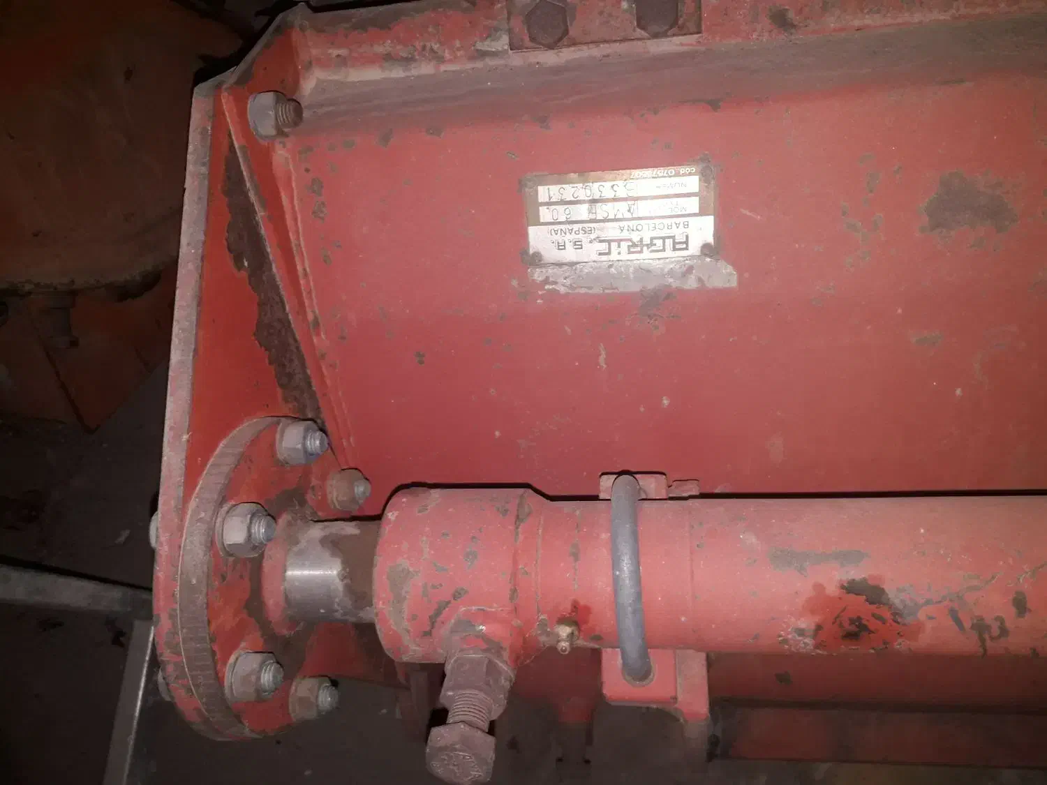 تیلر ۳۶تیغه  روتیواتور تراکتور فیات|قطعات یدکی و لوازم جانبی|بهرمان, |دیوار