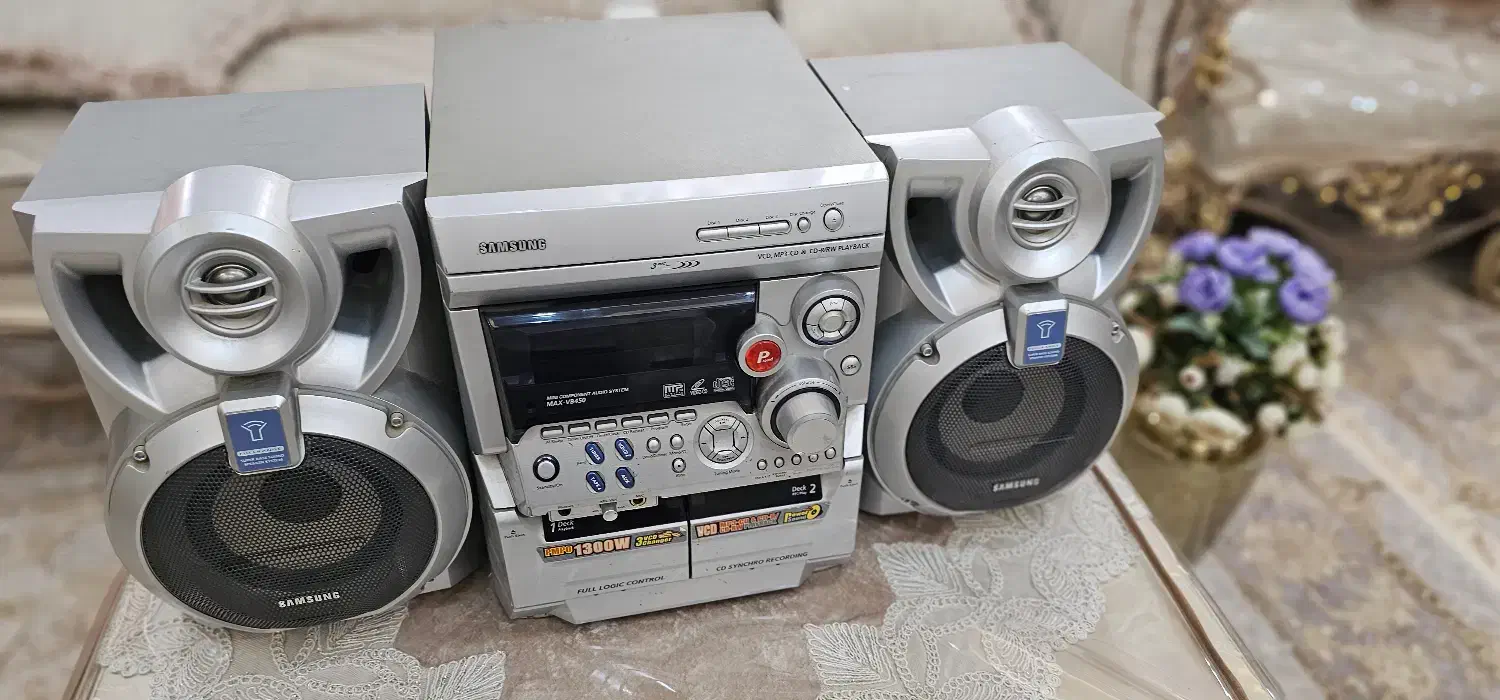 Cd ظبط قدیمی همراه با بلندگو|سیستم صوتی خانگی|زنجان, |دیوار