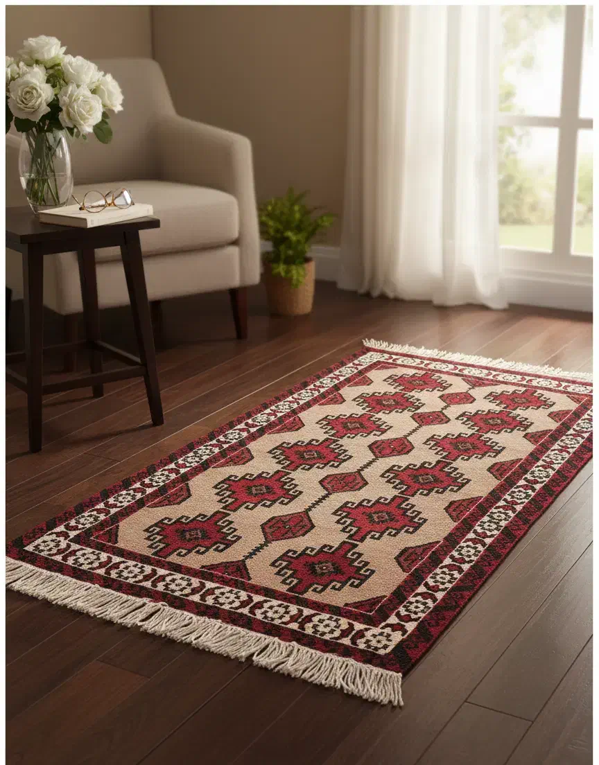 قالیچه دستبافت|گلیم، جاجیم، گبه|قائن, |دیوار